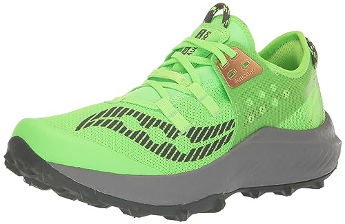 Saucony Herren Endorphin Rift Laufschuhe Trailschuh Neongrün - Schwarz 46,5 von Saucony