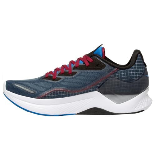 Saucony Herren Endorphin Shift 2 Sneaker, Space/Maulbeere, 45 EU von Saucony