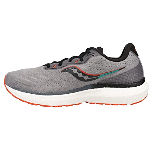 Saucony Herren Triumph 19 Laufschuh, Legierung/Feuer, 45 EU von Saucony