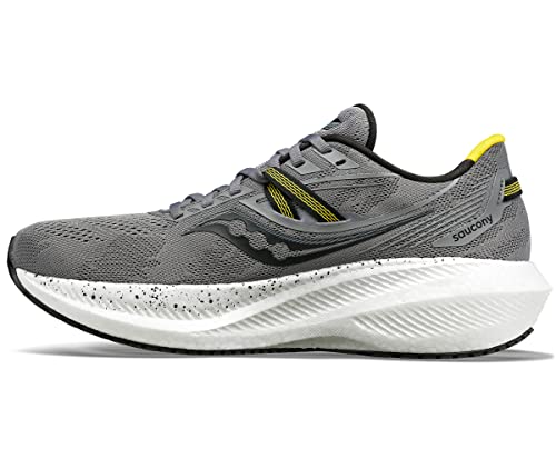 Saucony Herren Triumph 20 Running Shoe, Gravel/Sulphur, 47 EU von Saucony