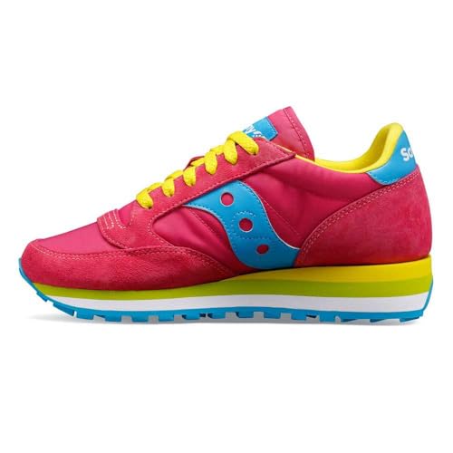 Saucony Jazz Triple Sneaker für Damen, Pink/Hellblau, 38 EU von Saucony