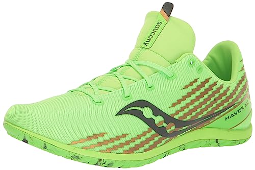 Saucony Men's Havok XC3 Sneaker, Slime, 12.5 von Saucony