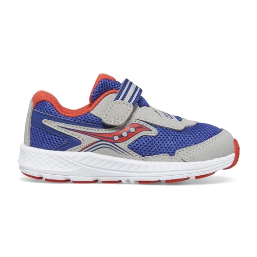 Saucony Ride 10 Jr (Kleinkind/kleines Kind), Marineblau/Rot, 10.5 US Little Kid von Saucony