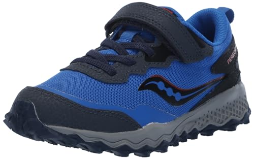 Saucony Windalternativer Verschluss für Kinder, Blau/Schwarz, 11.5 US Big Kid von Saucony