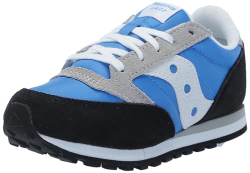 Saucony Windalternativer Verschluss für Kinder, Blau/Schwarz/Grau, 11 US Big Kid von Saucony