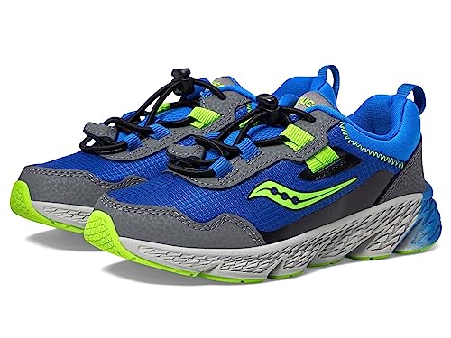 Saucony Windschutz 3.0 für Jungen (kleines Kind/großes Kind), Blau/Grün, 12.5 US Little Kid von Saucony