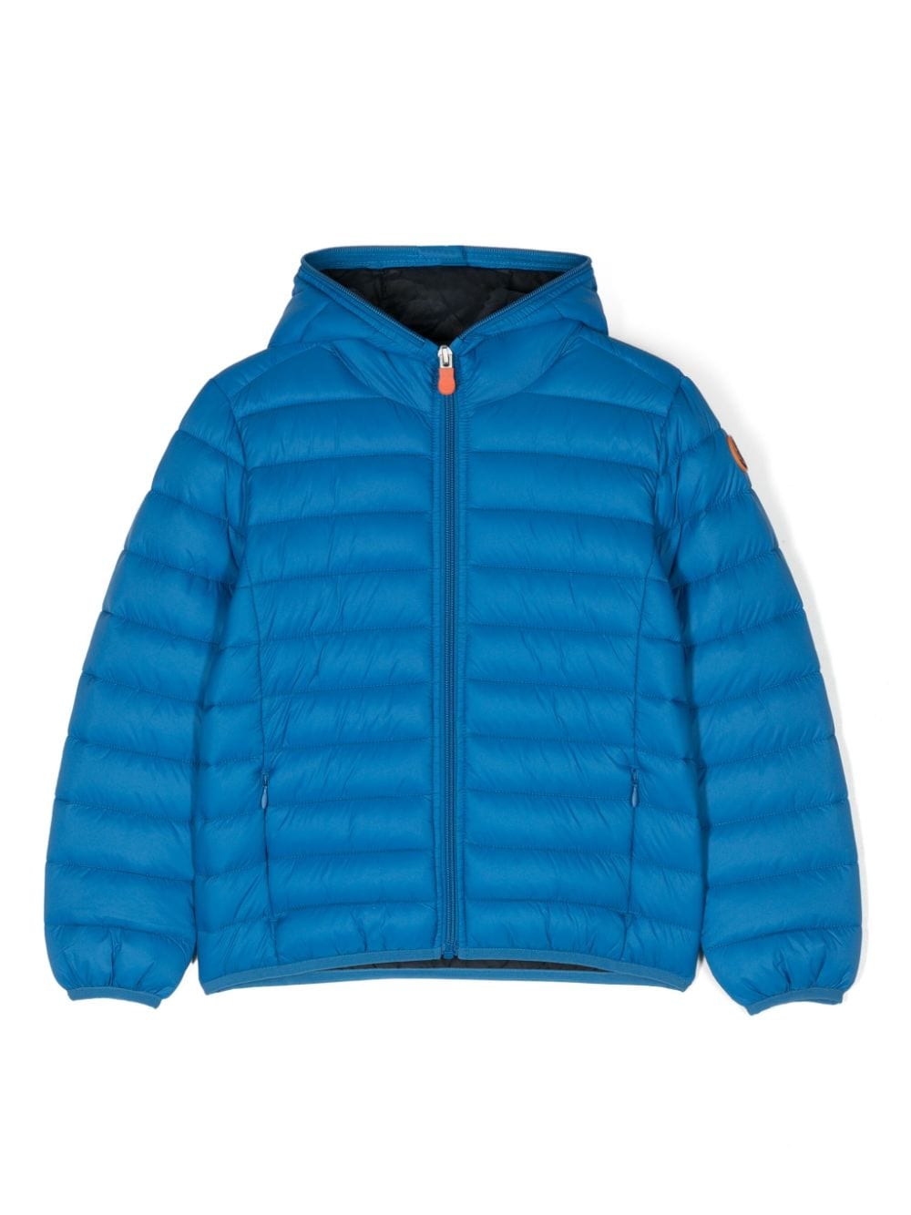 Save The Duck Kids Gesteppte Kapuzenjacke - Blau von Save The Duck Kids