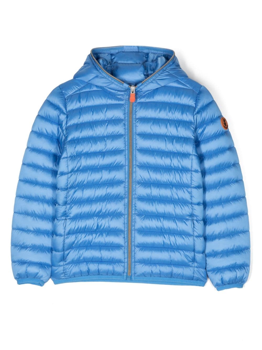 Save The Duck Kids Gesteppte Kapuzenjacke - Blau von Save The Duck Kids