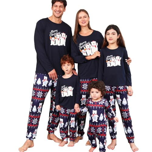 Familie Weihnachten Pyjamas, Loungewear Weihnachts Jumpsuit Jumpsuit Schlafanzug Damen Weihnachtspyjama Familie Set, Familien Pyjama, Familien Weihnachtspyjama Weihnachtspullover Damen Ugly von Saymany