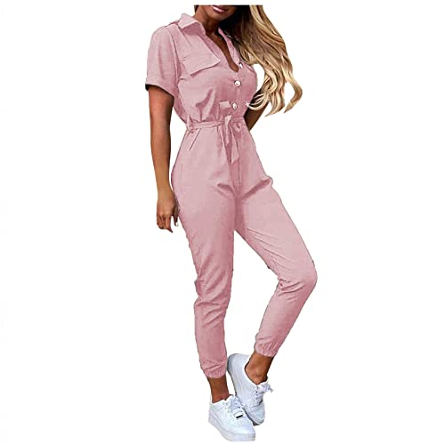 Jumpsuit Damen Sommer Kuschel Jumpsuit Damen Jumpsuit Damen Kurz Damen Jumpsuit Elegant One Piece Jumpsuit Damen Latzhose Damen Jumpsuit Damen Elegant Festlich von Saymany