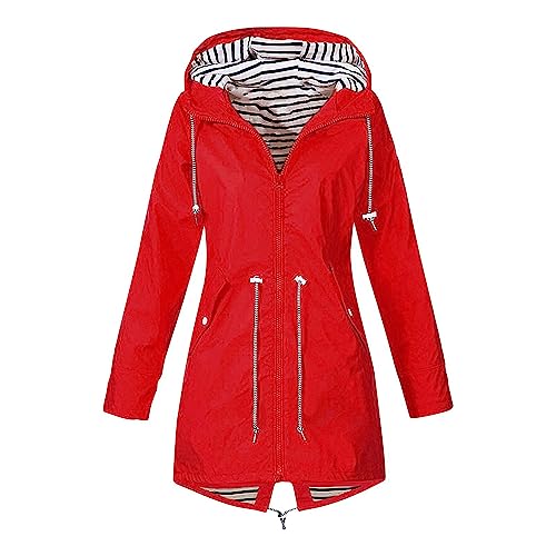 Regenmantel Meine Bestellungen Regenmantel Damen Lang Jacke Damen Frühling Regenjacke Damen Wasserdicht Atmungsaktiv Damen Regenjacke Damen-Mäntel Blitzangebote Des Tages Regenjacke Wasserdicht von Saymany