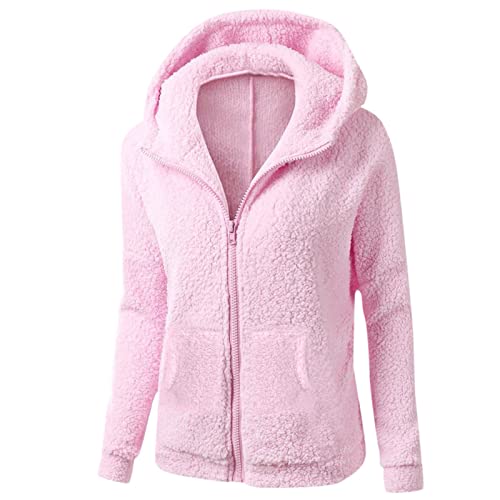 Strickjacke Damen Warm Damenstrickjacke Cardigan Damen Schwarz Strickjacke Damen Oversize Strickjacke Damen Grobstrickjacke Damen Pullunder Damen Strickjacke Damen Blau(Rosa,M) von Saymany