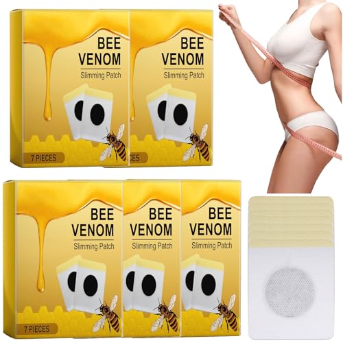 35 Stück Abnehmen Patch,Bienengift Schlankheitspflaster Slimming Fettverbrenner Pflaster,Bauch Gewichtsverlust Patches für schnelles Schlankwerden,Bauchfettverbrenner Aufkleber von Sbyhbhyds