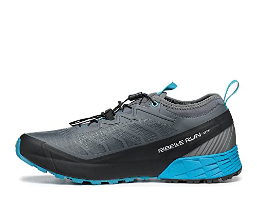 Scarpa M Ribelle Run GTX Blau-Grau - Gore-Tex Bequemer robuster Herren Gore-Tex Trailrunning Schuh, Größe EU 43.5 - F von Scarpa