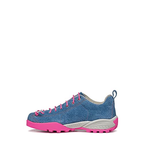 Scarpa Mojito Trailrunning-Schuhe für Kinder, Denim Blue-Fuxia NEON Spyder Kid II, 25 EU von Scarpa