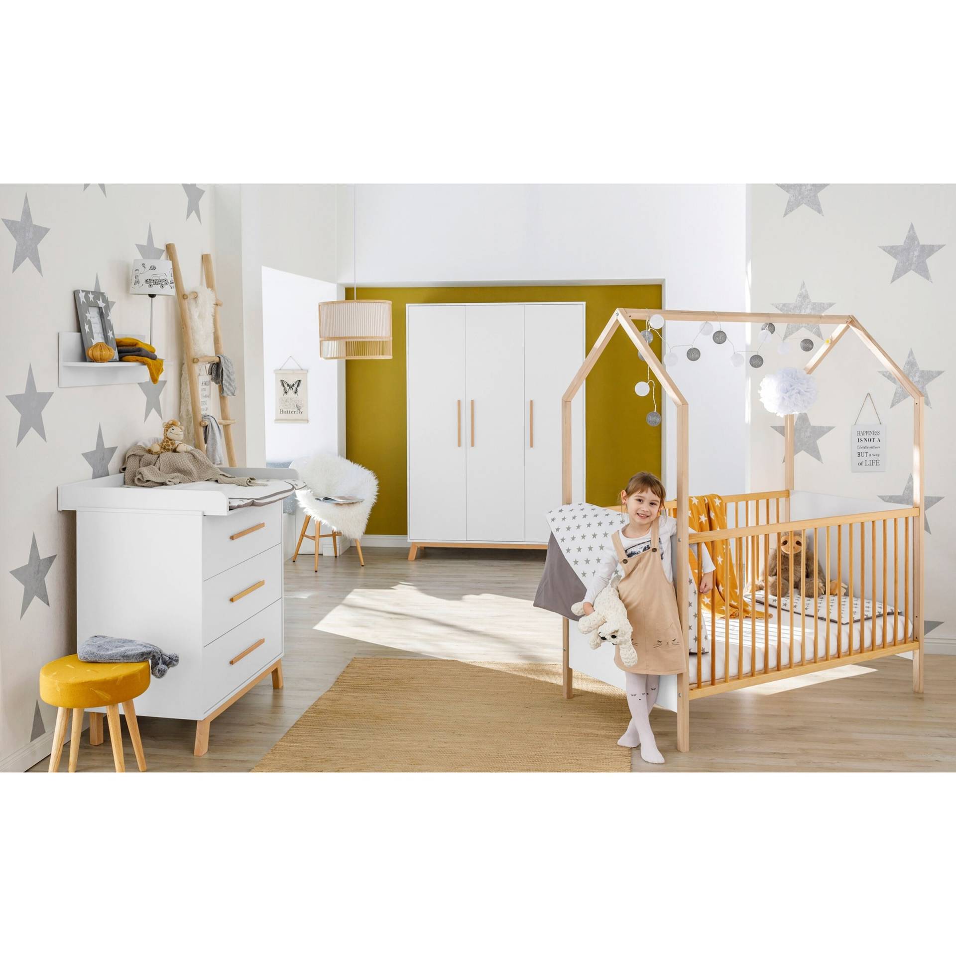 Schardt 3-tlg. Babyzimmer Venice mit Babybett Haus von Schardt