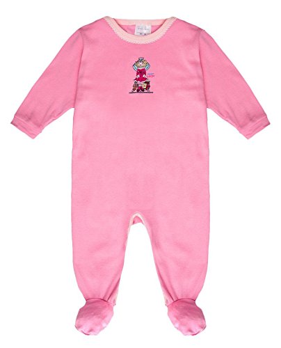 Schiesser Baby Mädchen Schlafanzug einteilig mit Fuß Prinzessin Lillifee rosa (68) von Schiesser
