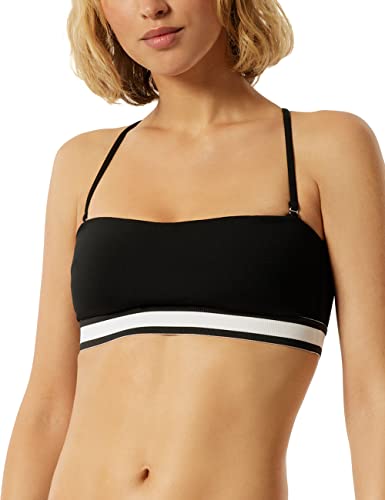 Schiesser Damen Bandeau Top Bikini, schwarz, S von Schiesser