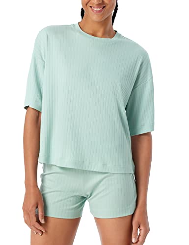 Schiesser Damen Shirt Pyjamaoberteil, Mint, 44 von Schiesser