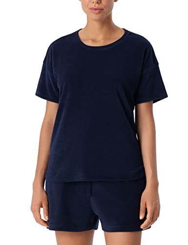 Schiesser Damen Shirt Überwurf für Schwimmbekleidung, dunkelblau, XS von Schiesser