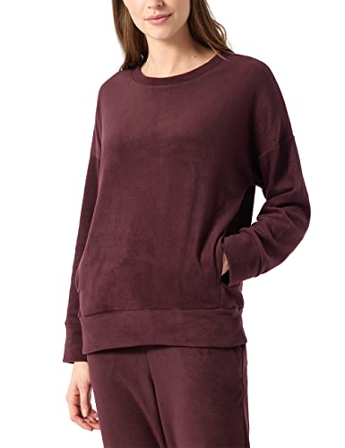 Schiesser Damen Sweatshirt Pyjamaoberteil, braun, 44 von Schiesser