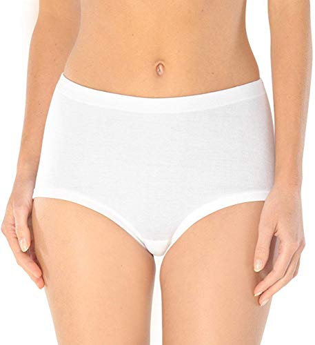 Schiesser Damen Taillenslip Maxi Feinripp 8er Pack, Größe:48;Farbe:weiss-100 von Schiesser