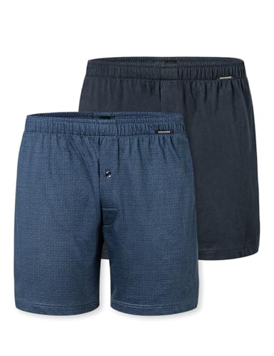 Schiesser Herren 2 Pack Baumwolle Jersey weich Multipack-Jerseyboxer Boxershorts, Sortiert 4_182427, 5 Schiesser Herren 2 Pack Baumwolle Jersey weich Multipack-Jerseyboxer Boxershorts, Sortiert 4_182427, 5 von Schiesser