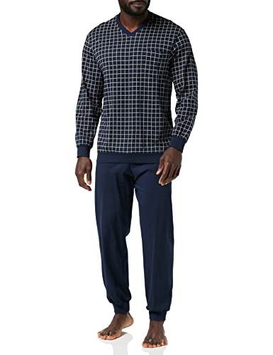 Schiesser Herren Schlafanzug lang mit Bündchen - Nightwear Set von Schiesser