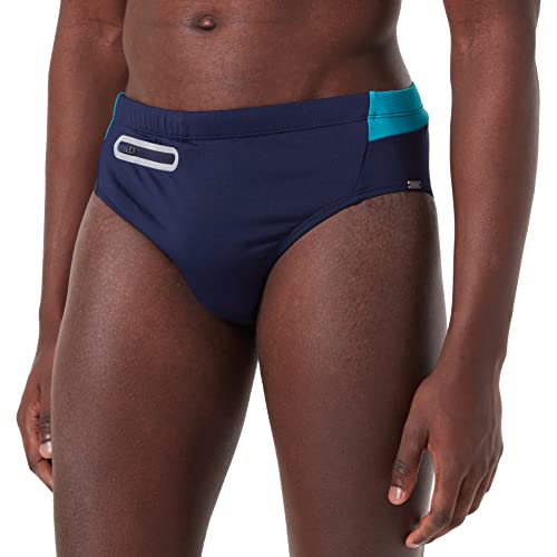 Schiesser Herren Bade-Rio Badehose, Blau (Admiral 801), 5 von Schiesser