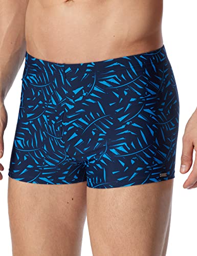 Schiesser Herren Bein Badehose, Aqua floral, 4 von Schiesser