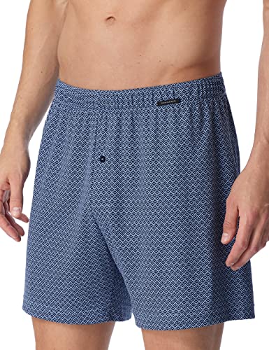 Schiesser Herren Boxershorts, hellblau graphisch, 5 von Schiesser