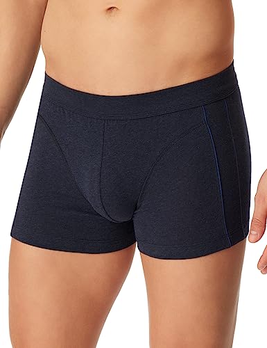 Schiesser Herren Comfort Fit Slip Gr. 4 Bis 14 -95/5 Organic Boxershorts, Blau-mel., 4XL Große Größen EU von Schiesser