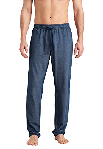 Schiesser Herren Broek lang Pyjamaunterteil, Indigo, 48 EU von Schiesser