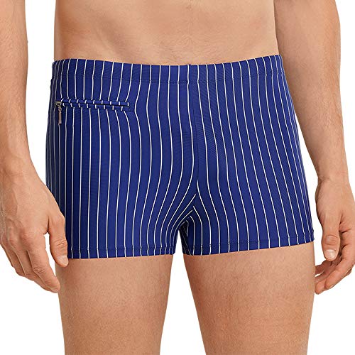 Schiesser Herren Komfort mit Bein Badehose, blau, 10 von Schiesser