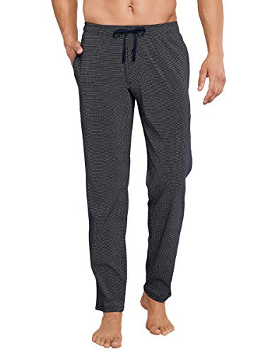 Schiesser Herren Lange Schlafanzughose Loungehose Lang - 164008, Größe Herren:56, Farbe:dunkelblau von Schiesser