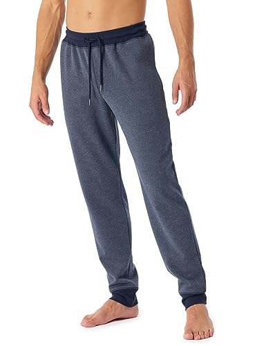 Schiesser Herren Loungwear Schlafhose Jogginghose-Mix + Relax Pyjamaunterteil, Nachtblau, 48 von Schiesser