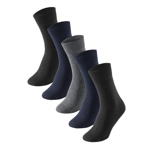 Schiesser Herren 5 Pack Strümpfe - Stay Fresh Socken, Sortiert 1_173202, 43-46 EU von Schiesser