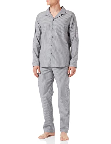 Schiesser Herren Long Pyjamaset, Dunkelblau (I), 56 EU von Schiesser