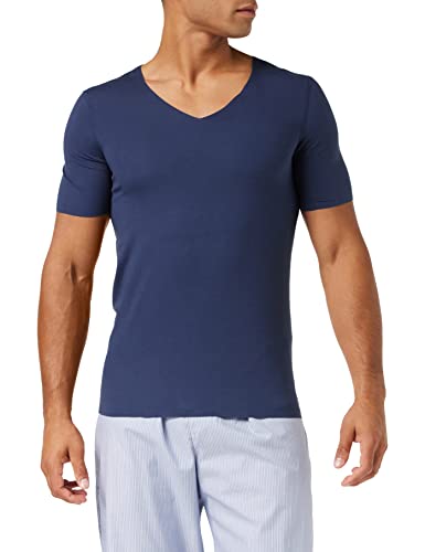 Schiesser Herren Shirt 1/2 Unterhemd, Blau (Blau 800), 4 von Schiesser