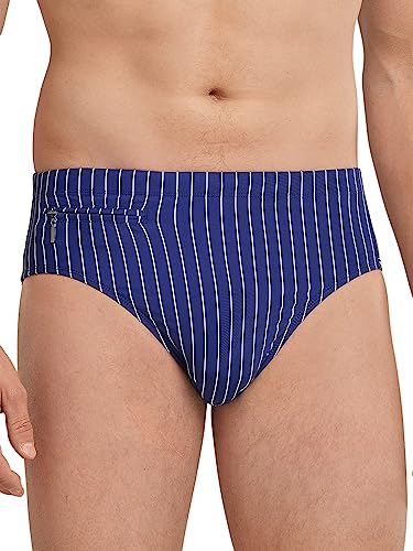 Schiesser Herren Slip Komfort Badehose, blau, 5 von Schiesser