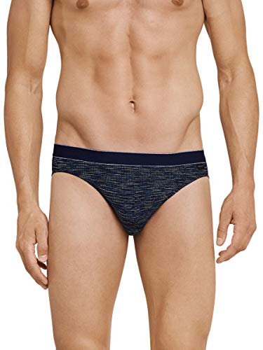 Schiesser Herren Slip Rio-Slip - 163929, Größe Herren:5, Farbe:dunkelblau-gem. von Schiesser