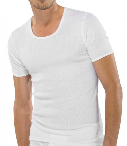 Schiesser Herren Jakke 1/2 Unterhemd, Weiß (100-weiss), XL EU von Schiesser