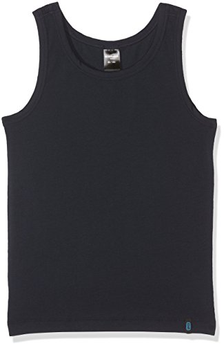 Schiesser Jungen 95/5 Tank Unterhemd, Blau (Nachtblau 804), L von Schiesser