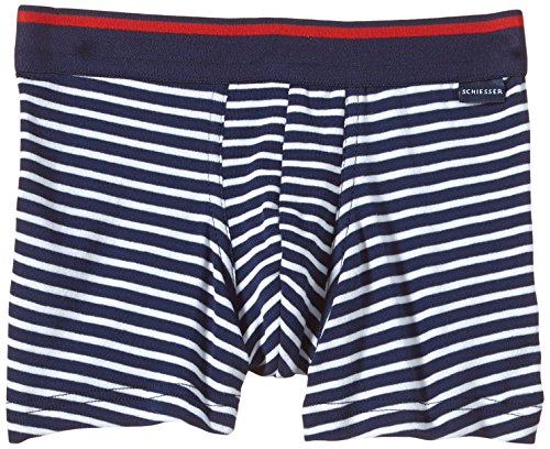 Schiesser Jungen Shorts Boxershorts, Blau (dunkelblau 803), 116 von Schiesser