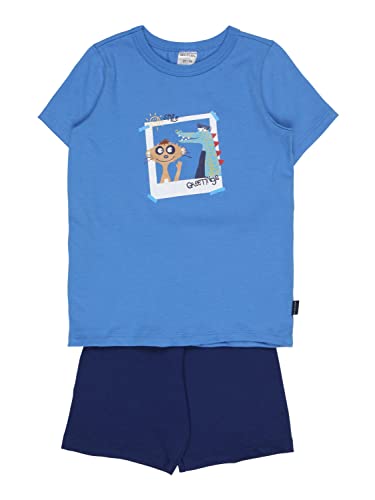 Schiesser Jungen Korte jongenspyjama Pyjamaset, Blau (Blau), 140 EU von Schiesser