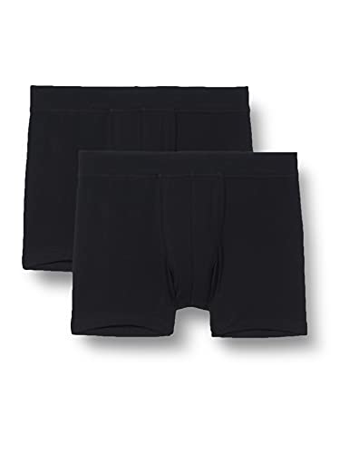 Schiesser Jungen 2 PACK Unterwäsche Boxershorts weiches Bündchen - 95/5 Organic Bio Baumwolle - Größe 92 bis 140 von Schiesser