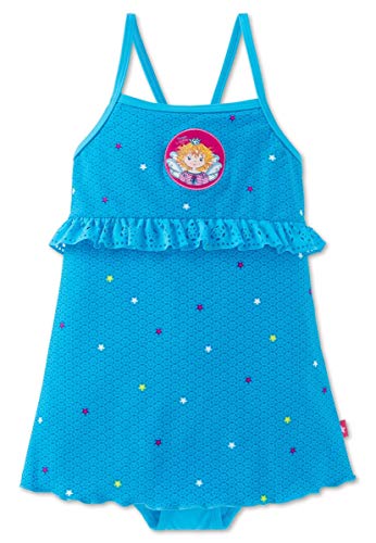 Schiesser Mädchen Aqua Prinzessin Lillifee Badeanzug Einteiler, Blau (Petrol 811), 104 von Schiesser