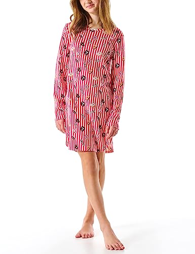 Schiesser Mädchen Nachthemd-100% Organic Bio Baumwolle-Größe 140 bis 176 Nachthemd, pink_179978, 164 von Schiesser