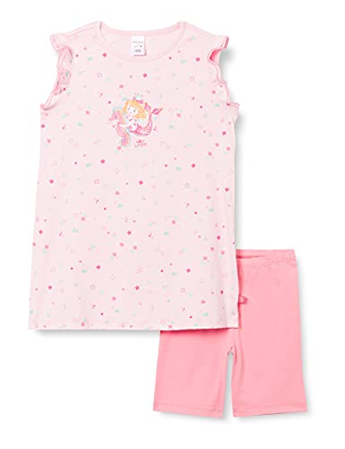 Schiesser Mädchen Prinzessin Lillifee Schlafanzug kurz Pyjamaset, rosa, 116 von Schiesser