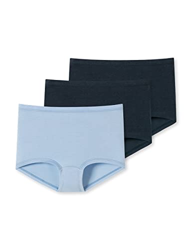 Schiesser Mädchen 3 PACK Unterwäsche Shorts weiches Bündchen - 95/5 Organic Bio Baumwolle, 178955, 901 sortiert 1, 140 von Schiesser